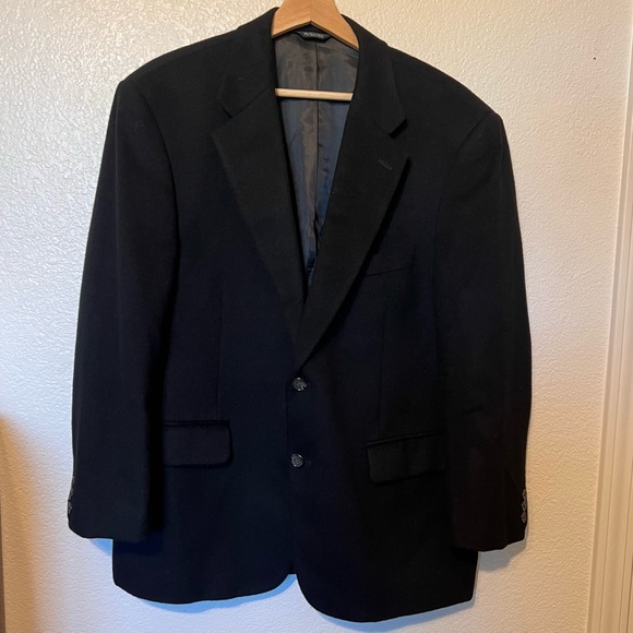 Lords of London Other - Lords of London Black Camel Hair Blazer Sportcoat 42S